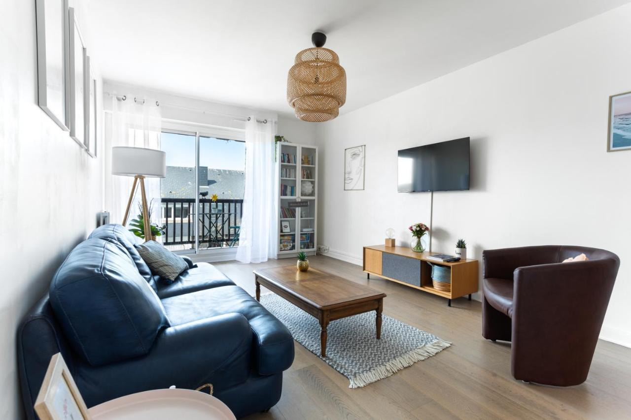 Apartmán Le Cosy Avec Piscine, Balcon Et Parking Trouville-sur-Mer Exteriér fotografie